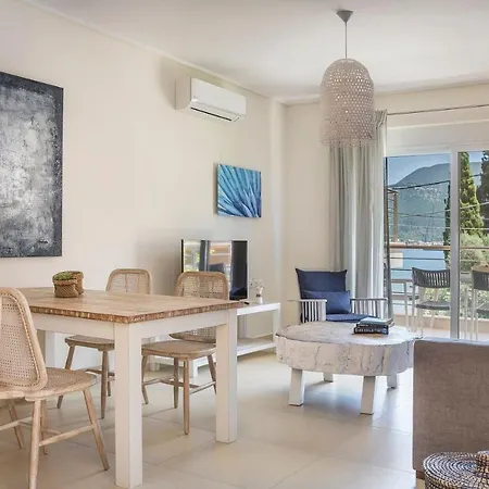 Deluxe Kefalonia Myrtillo 1 Bedroom Pool Sea View Karavomilos Villa *